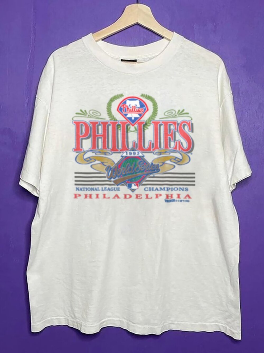 Vintage Philadelphia Phillies 1993 World Series Champs Shirt, MLB Baseball Shirt